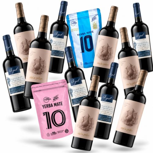 Combo Malbec x12 + 2 Yerbas Mate de Regalo | Las Perdices & La Azul