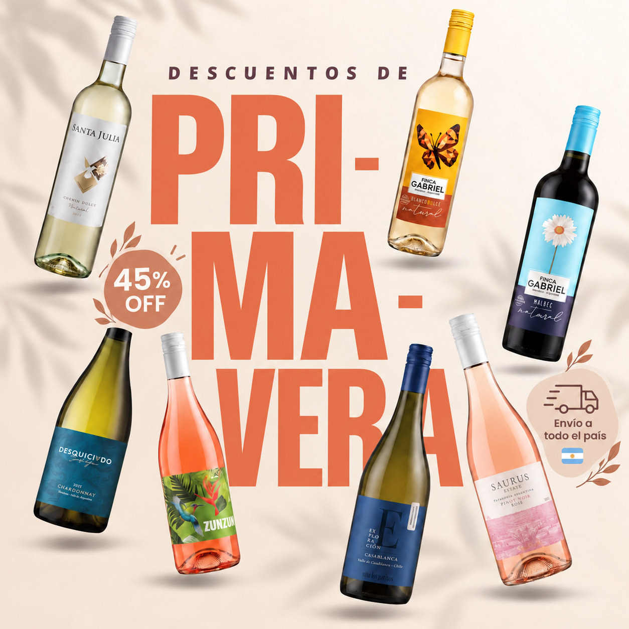 Envío gratis desde $85.000, 3 cuotas desde $150.000, regalo desde $200.000 y 6 cuotas desde $350.000.