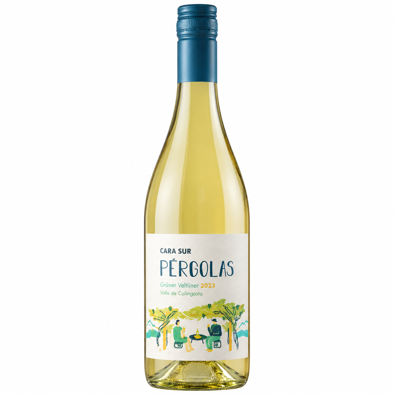 Vino Cara Sur Pérgolas Criollas Blancas 2022 750ml Viejas viñas