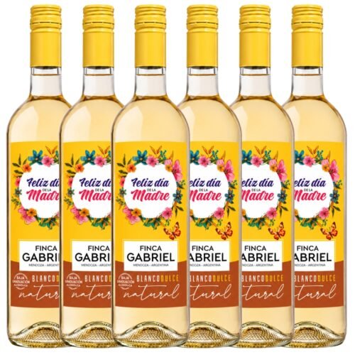 Vino Finca Gabriel "Día de la Madre" Blanco Dulce Natural 750ml x6 unidades