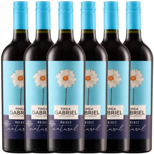 Vino Finca Gabriel Malbec Natural 750ml x6 unidades