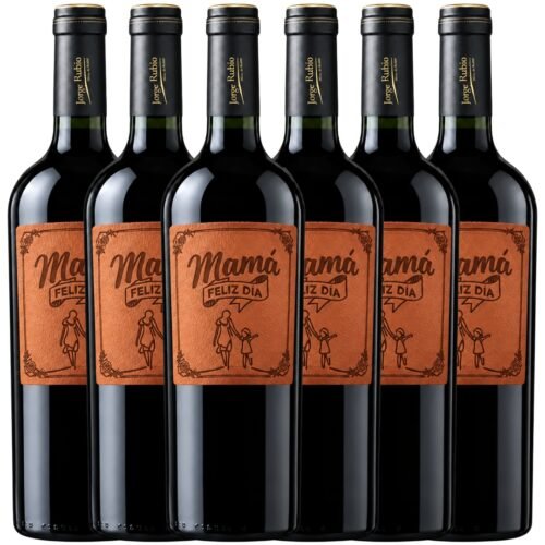 Vino Jorge Rubio Privado Reserva "Día de la Madre" 750ml x 6 unidades | Etiqueta de Cuero
