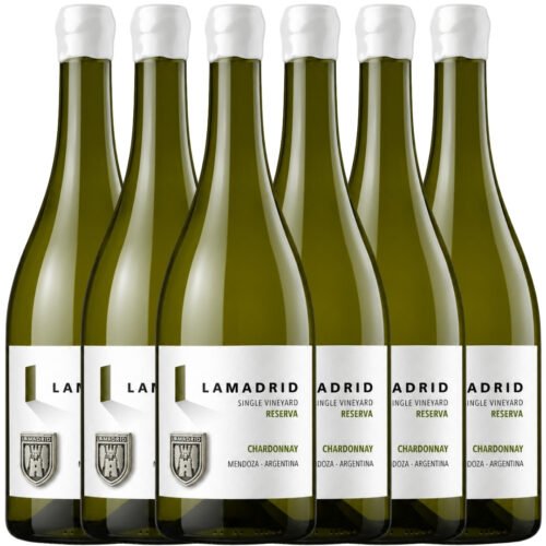 Vino Lamadrid Reserva Chardonnay 750ml x6 unidades