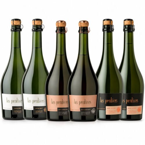 Mix Espumantes Las Perdices Champenoise x6 | Extra Brut + Rosé + Brut Nature